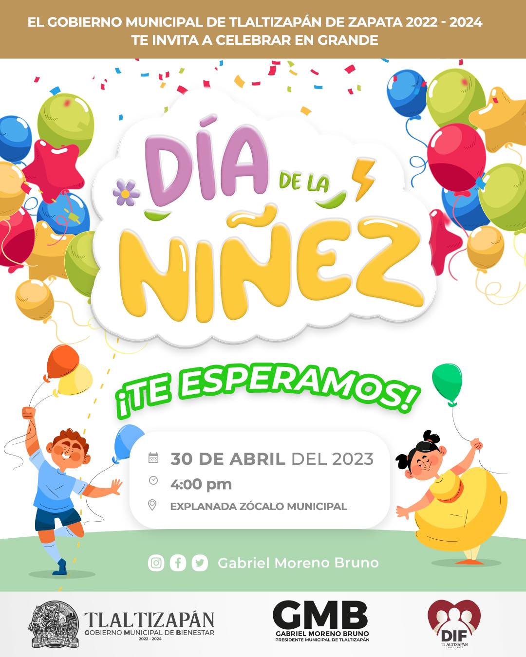 GRAN CELEBRACIÓN DEL DIA DE LA NIÑEZ EN TLALTIZAPÁN